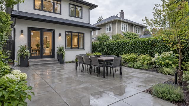 Patios de piedra y adoquín en Vancouver