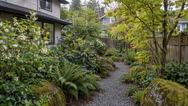 Jardines con plantas nativas en Vancouver